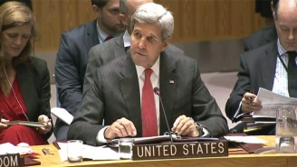 John Kerry Slams Russia In A U.N. Speech While Pointing Towards The Bombing Of An Aid Convoy In Syria