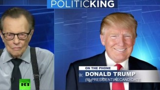 Larry King Contradicts The Trump Campaign And Doesn’t Believe Trump Thought He Was Doing A Podcast