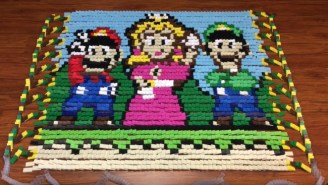 Let Five Minutes Of ‘Super Mario World’ Told In 80,000 Dominoes Falling Sooth You