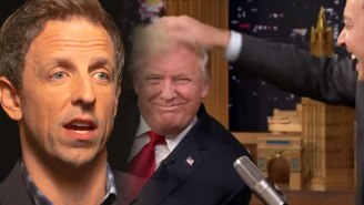 Seth Meyers Sees The Value Of Criticizing Trump And The Value Of Fallon Joking With Him