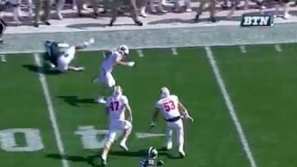 Wisconsin’s Leo Musso Delivered A Wicked Spin Move And Scored After Recovering A Michigan State Fumble