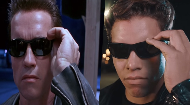 Arnold Schwarzenegger's Son Recreates An Iconic 'Terminator 2' Scene