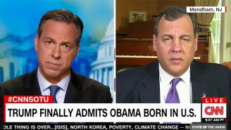 Jake Tapper Won’t Let Chris Christie Squirm Away Over Donald Trump’s Breezy Birtherism Reversal