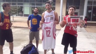 These Overzealous Fans Got Through The Offseason By Bringing The NBA To The University Of Houston Campus