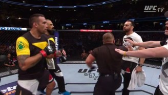 Fabricio Werdum Inexplicably Kicked Travis Browne’s Coach After Their UFC 203 Fight