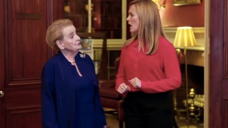Samantha Bee And Fellow ‘Nasty Woman’ Madeleine Albright Discuss Why Men Are So Afraid Of Women