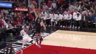 Blake Griffin Went Way Up To Send This Maurice Harkless Layup Into The Stands