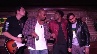What It Looks Like When Dave Chappelle, Aziz Ansari, And John Mayer Play The Comedy Cellar Together