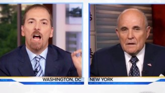Rudy Giuliani Sputters And Struggles While Chuck Todd Dismantles The Duplicity Of His Trump Defense