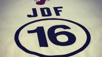 The Miami Heat Found A Touching Way To Honor Jose Fernandez During Their Pregame Warmups