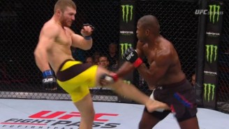 The Sound Of This UFC Fighter Getting Kicked In The Cup Will Echo In Your Memory Forever