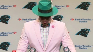 The Internet Could Not Believe Cam Newton’s Latest Crazy Game Day Outfit