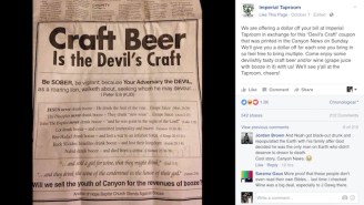 This Church’s Attempt To Portray Craft Beer As ‘The Devil’s Craft’ Backfired In The Best Way