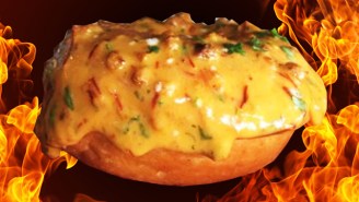 This Chorizo-Filled Queso Fundido Doughnut Is Testing The Limits Of Our Obsession With Insane Food