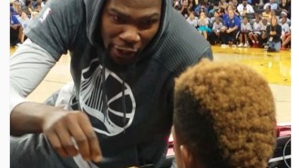 Enjoy Kevin Durant Eating A Delicious Nacho Given To Him By A Caring Child