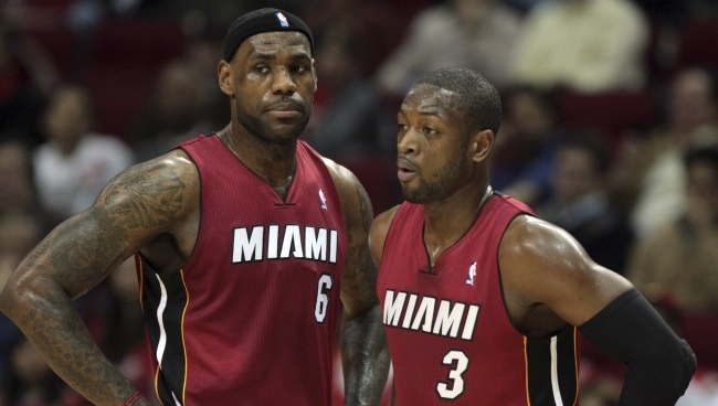 Father And Son Recreate Iconic Dwyane Wade/LeBron James Moment