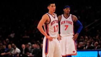 Carmelo Anthony Didn’t Exactly Give New Nets Guard Jeremy Lin A Ringing Endorsement