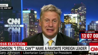 Gary Johnson Now Says That It’s Best If A President Knows Nothing About Foreign Countries And Leaders