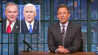 Seth Myers Thinks Mike Pence’s Debate Strategy Was To Pretend Donald Trump Wasn’t His Running Mate