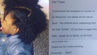 This Mother Is Outraged After A Teacher Sent Home A Harsh Note About Her Child’s Hair