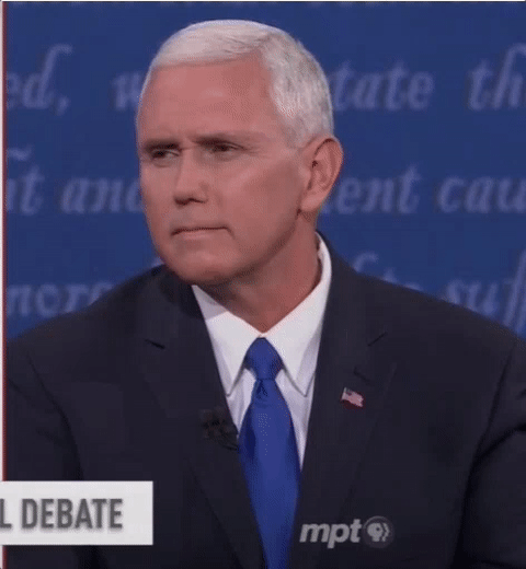 pence-reaction