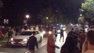 Hundreds Of Penn State Students Took To The Streets To Hunt Fake Clowns