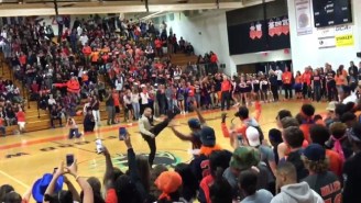 This Year’s Real American Hero Is A Police Officer Slaying The ‘Formation’ Dance At A Pep Rally