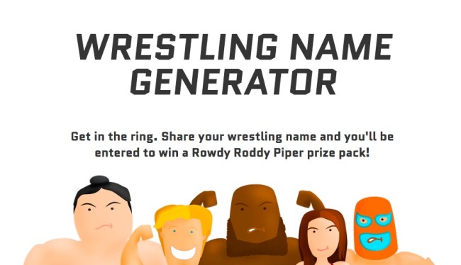 Get A Jump Start On Your New Career With This Wrestling Name Generator Get A Jump Start On Your New Career With This Wrestling Name Generator