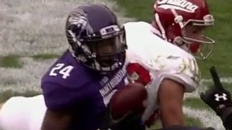 A Northwestern Defender Ripped The Ball Away From A Receiver For A Crazy One-Handed Interception