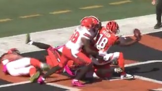 A.J. Green Pulled Down A Hail Mary With One Hand For The Play Of The Year