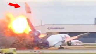 A FedEx Cargo Plane Catches Fire And Explodes At A Florida Airport