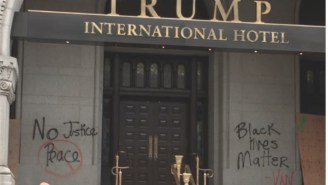 A Trump Hotel Gets Tagged With Black Lives Matter Graffiti After He Spoke Out Against The Movement