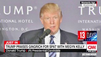 Trump Glowingly Praises Newt Gingrich For His ‘Amazing Interview’ With Megyn Kelly