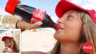 Coke’s New Bottle Lets You Take Selfies While Sipping
