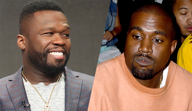 50 Cent Is Already Making Fun Of Kanye West's Recent Hospitalization