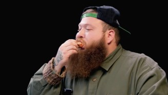 Feast Your Eyes On Action Bronson Eating Insanely Hot Chicken Wings And Dishing On The Chef Game