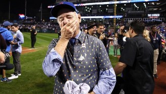 Bill Murray’s Joy At The Cubs Winning The World Series Is Positively Infectious