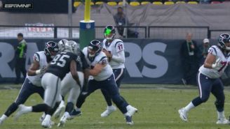 Monday Night Football Fans In Mexico City Are Shining Green Lasers To Distract Texans Players