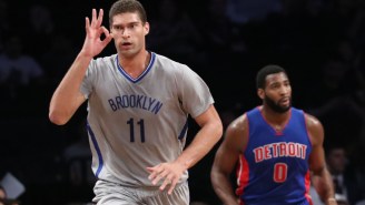 Brook Lopez Put Andre Drummond On A Poster With This Powerful One-Handed Jam