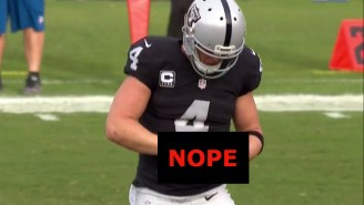 Don’t Eat Before Looking At Derek Carr’s Disgusting Finger Injury