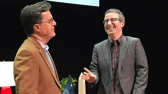 Stephen Colbert And John Oliver Assess The Damage Of Election 2016 On Stage With ‘Wow! That Was Weird’