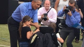 President Obama Met A Child With Cerebral Palsy Who Was Booted From A Trump Rally