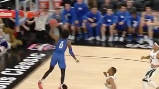 One Of Kentucky’s Latest Star Freshmen Soared Through The Air For A Powerful Jam