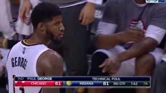 Paul George Was Ejected After Kicking The Ball Into A Fan’s Face
