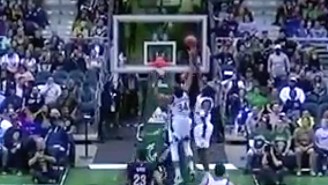 Giannis Antetokounmpo And Tony Snell Combined For This Crazy Double Block