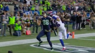 Jimmy Graham Is Healthy Again And Making One-Handed Touchdown Catches Against The Bills