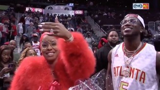 Gucci Mane Enlisted The Hawks For A Very Atlanta Proposal To His Girlfriend Keyshia Ka’oir