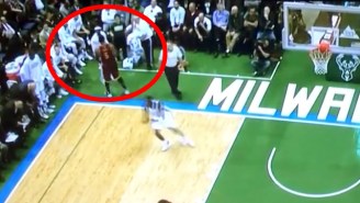 J.R. Smith Dapped Up Jason Terry Instead Of Playing Defense On This Possession
