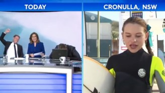 This Pint-Sized Surfer Makes Karl Stefanovic Lose It By Calling Her Father ‘Fat’