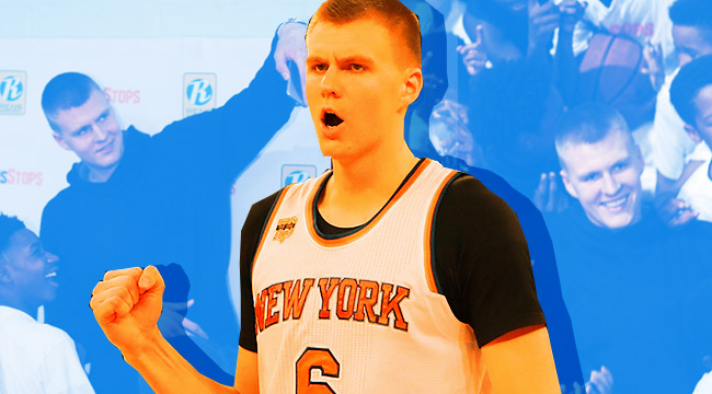 kristaps porzingis city jersey